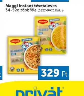 PRIVÁT Maggi instant tészta leves ajánlat