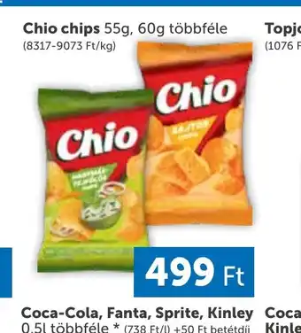 PRIVÁT Chio chips 55g, 60g többféle ajánlat