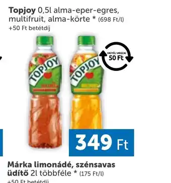 PRIVÁT TopJoy 0,5l alma-eper-cseresznye, multifruit, alma-körte ajánlat