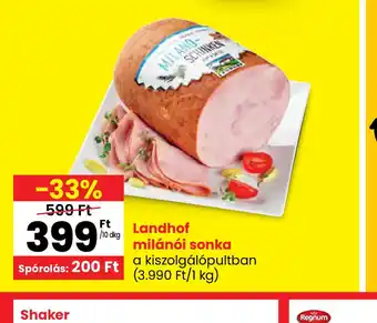 Interspar Landhof miláni sonka ajánlat