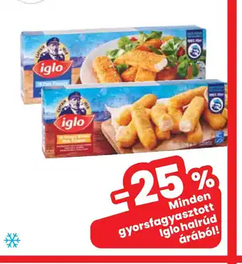 Interspar Iglo Gyorsfagyasztott Halrúd ajánlat