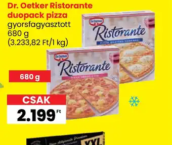 Interspar Dr. Oetker Ristorante Duopack Pizza ajánlat