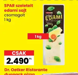 Interspar SPAR szeletelt edami sajt ajánlat