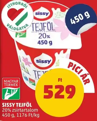 PENNY Sissy tejföl ajánlat