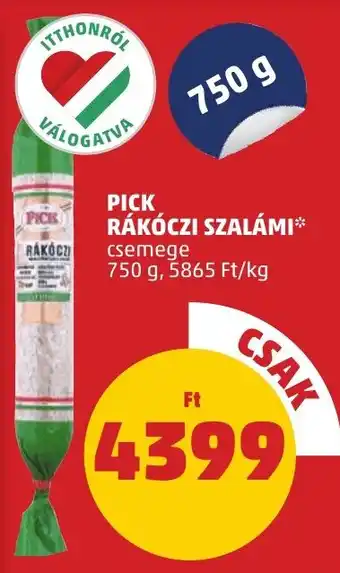 PENNY Pick rákóczi szalámi ajánlat