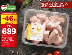 Lidl Musfarm Friss csirke szárny ajánlat