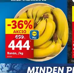 Lidl Banán ajánlat