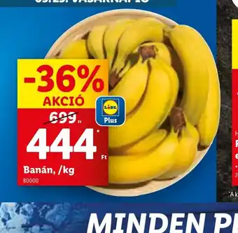 Lidl Banán ajánlat