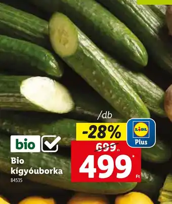 Lidl Bio kígyuborka ajánlat