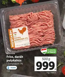 Lidl Húsfarm Friss, darált pulykahús ajánlat