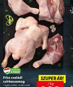 Lidl Friss családi csirkecsomag ajánlat