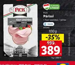 Lidl PICK Párízi ajánlat