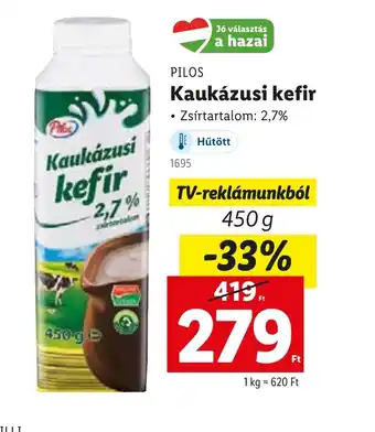 Lidl Pil Kaukázusi kefir ajánlat