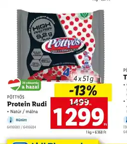 Lidl Pottyos Protein Rudi ajánlat