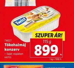 Lidl Twist Tökélhalmáj Konzerv ajánlat