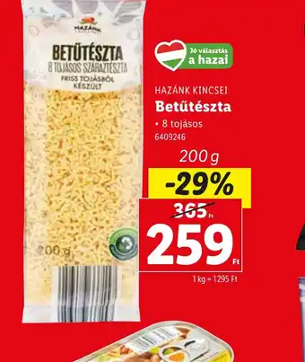 Lidl Betűtészt ajánlat