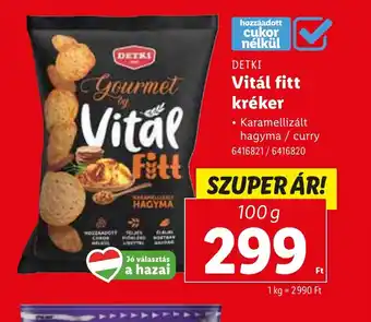 Lidl Detki Vital Fit Kréker ajánlat