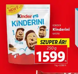 Lidl Kinder Kinderini ajánlat