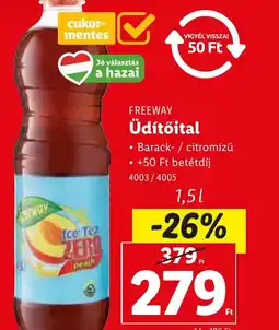 Lidl Freeway Üdítőital ajánlat