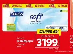 Lidl Floralys Toalettpapír ajánlat