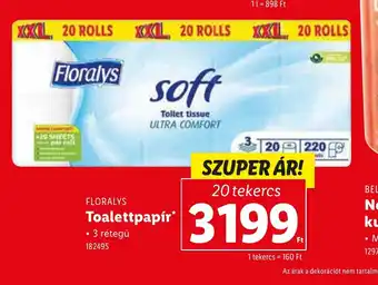 Lidl Floralys Toalettpapír ajánlat