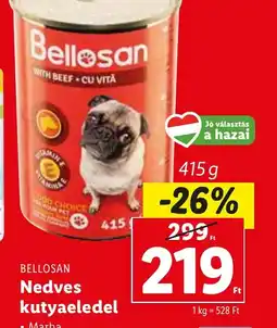 Lidl Bellosan Nedves Kutyaeledel ajánlat