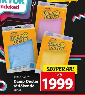 Lidl Scrub Daddy Damp Duster törlőkendő ajánlat