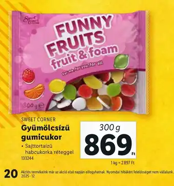 Lidl Sweet Corner Funny Fruits Fruit & Foam ajánlat