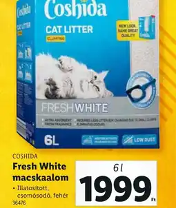 Lidl Coshida Fresh White macskaalom ajánlat