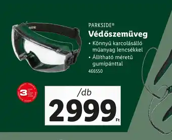 Lidl Parkside Védszemüveg ajánlat