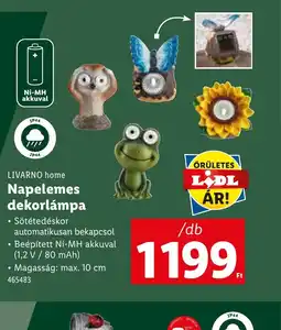 Lidl Livarno Home Napelemes Dekorlámpa ajánlat