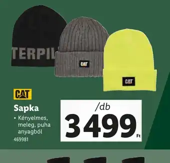 Lidl CAT Sapka ajánlat