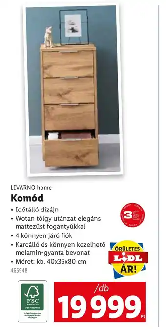 Lidl Livarno Home Komd ajánlat