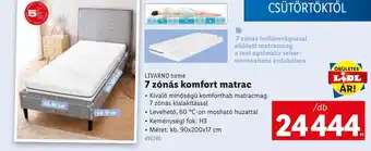 Lidl Livarno Home 7 Znás Komfort Matrac ajánlat