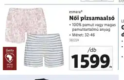 Lidl Női pizsamaals ajánlat