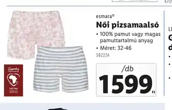 Lidl Női pizsamaals ajánlat