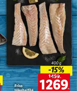 Lidl Friss tőkehalfilé ajánlat