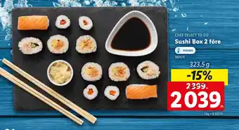 Lidl Chef Select To Go Sushi Box 2 főre ajánlat