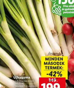 Lidl Újhagyma ajánlat