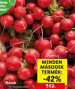 Lidl Retek ajánlat