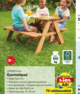 Lidl Levarno Home Gyerekpad ajánlat