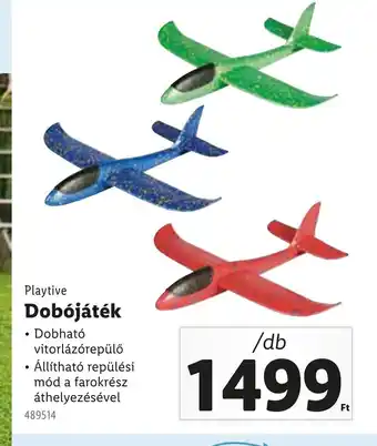 Lidl Playtive Dob Játék ajánlat