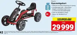 Lidl Playtive Gyerek Gokart ajánlat