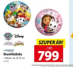 Lidl Gumilabda ajánlat