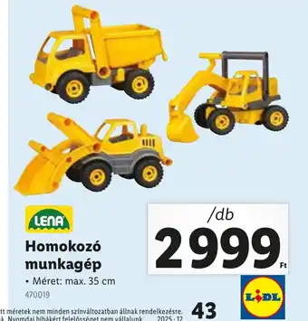 Lidl Lena Homokoz Munkagép ajánlat