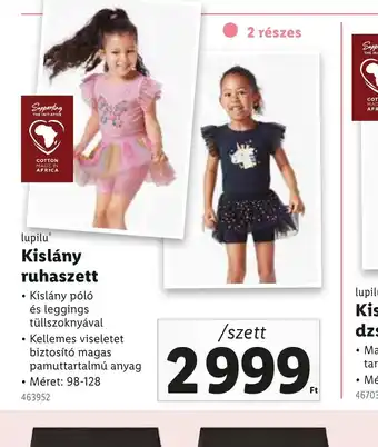 Lidl Lány Ruhaszett ajánlat