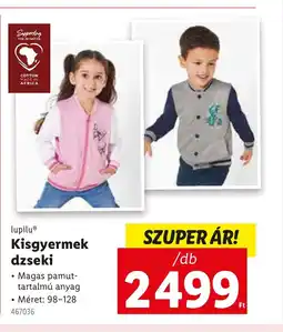 Lidl Lupilu® Kisgyermek dzseki ajánlat