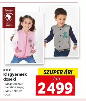 Lidl Lupilu® Kisgyermek dzseki ajánlat