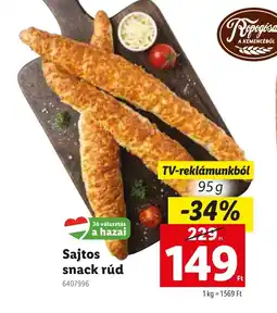 Lidl Sajtos snack rúd ajánlat