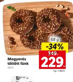 Lidl Mogyors töltött fánk ajánlat